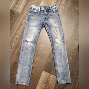 American Eagle Outfitters Men's Flex 4 360° Jeans. Destructed. Size 29x32.